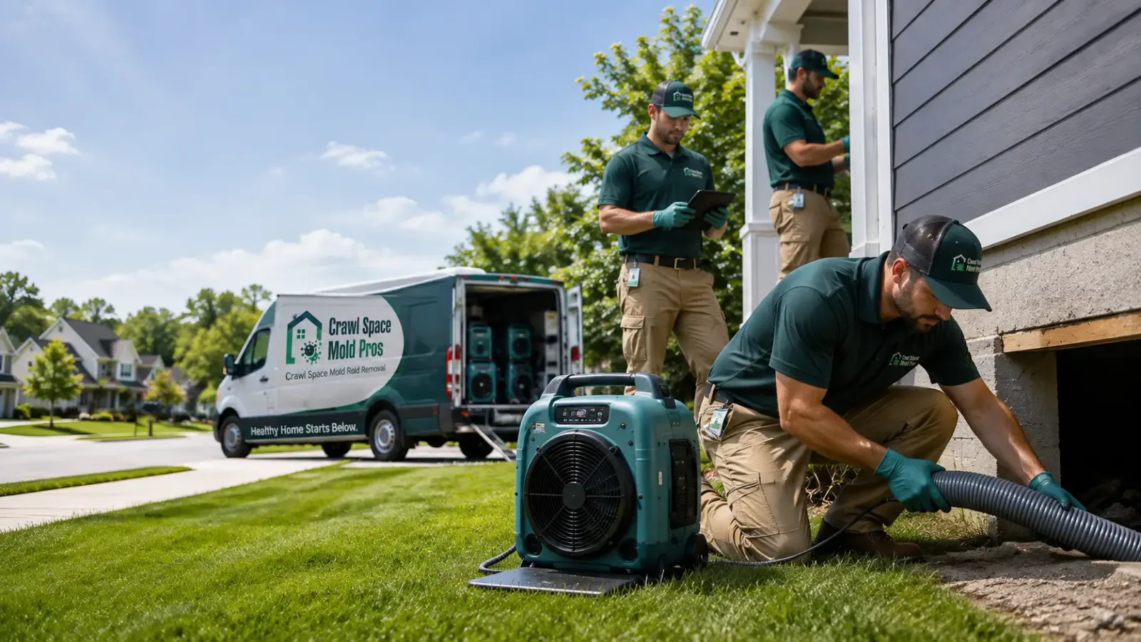 Crawl Space Mold Removal in Oroville, WA